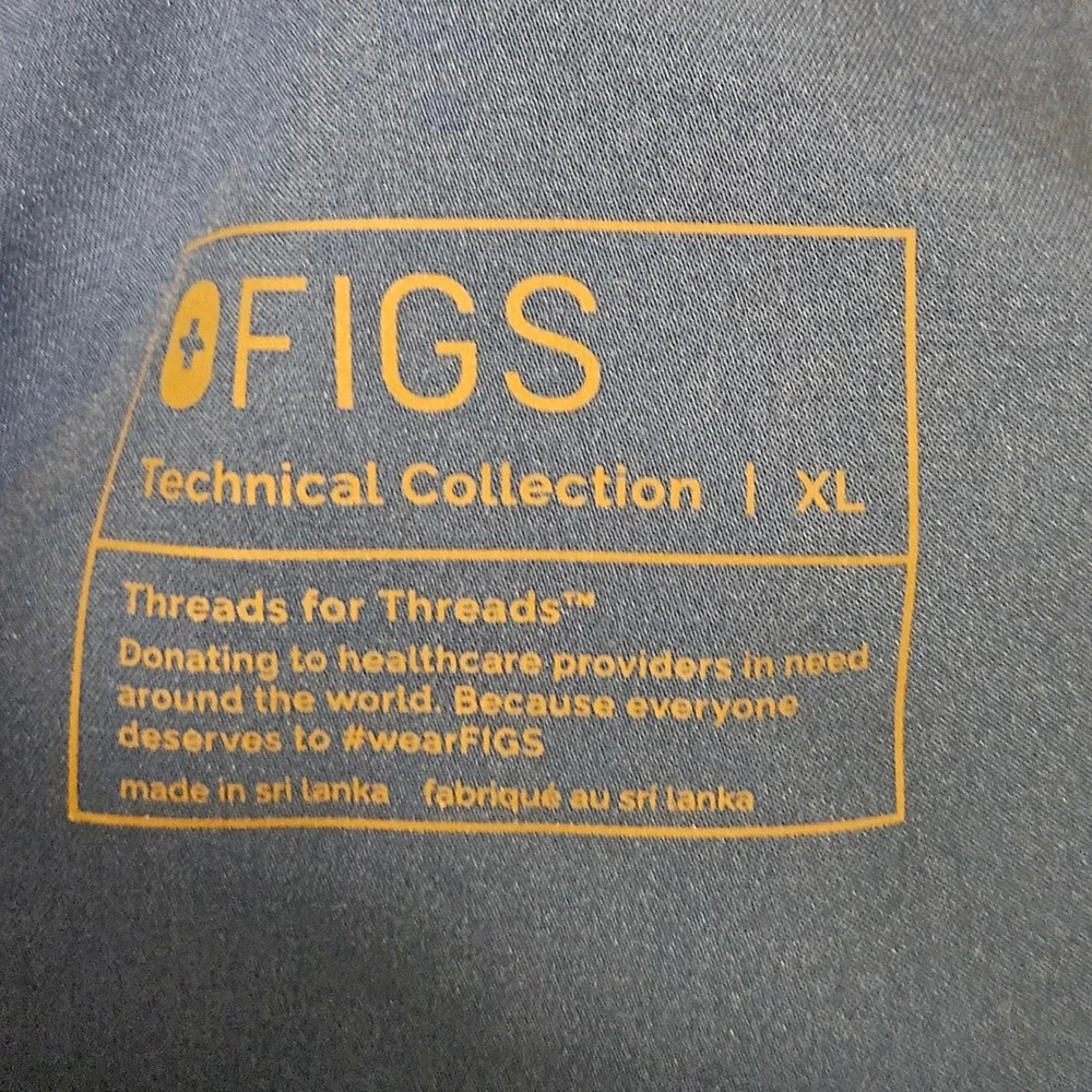 Figs Tansen Zip Jogger Pants Men's Size XL NWT Blue Uniform Work Scrub Pants‎